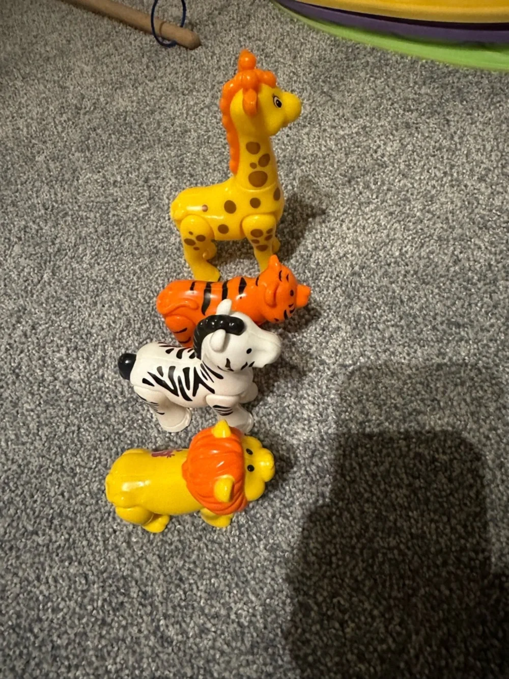 Kiddieland Giraffe Safari Kingdom Toy Zoo Animal Figure Replacement Moving Parts